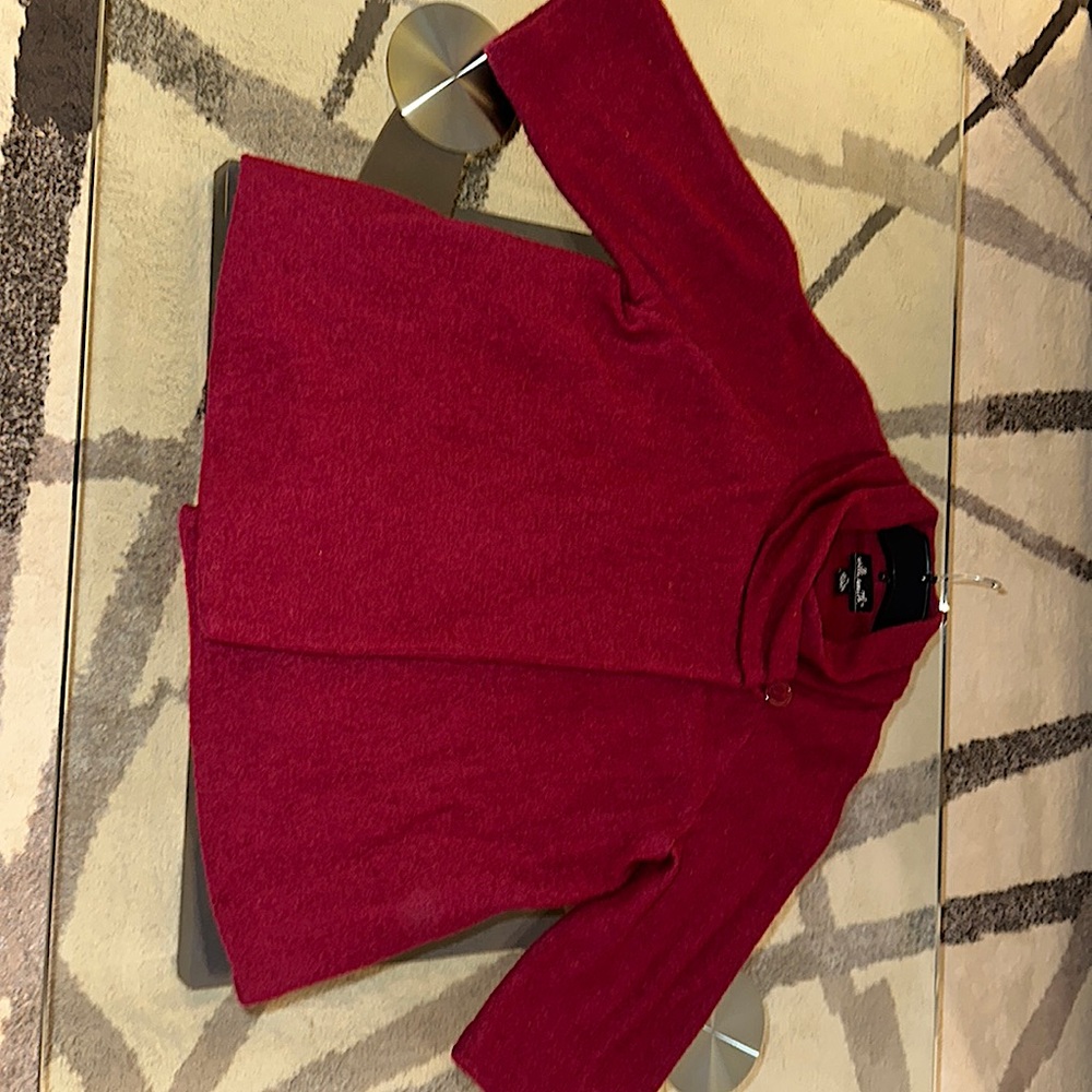 Willi-Smith women’s burgundy wool jacket